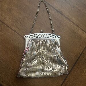 Vintage WHITING & DAVIS Silver Mesh Bag